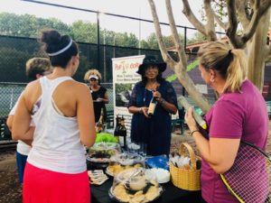 Cocktails on the Courts Wine Samples